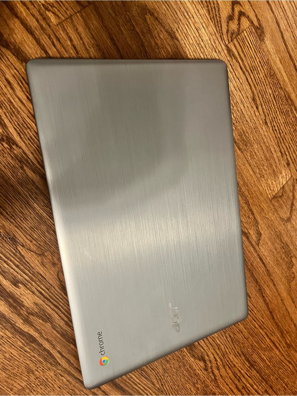 Acer Chromebook Laptop in Brushed Gray Silver